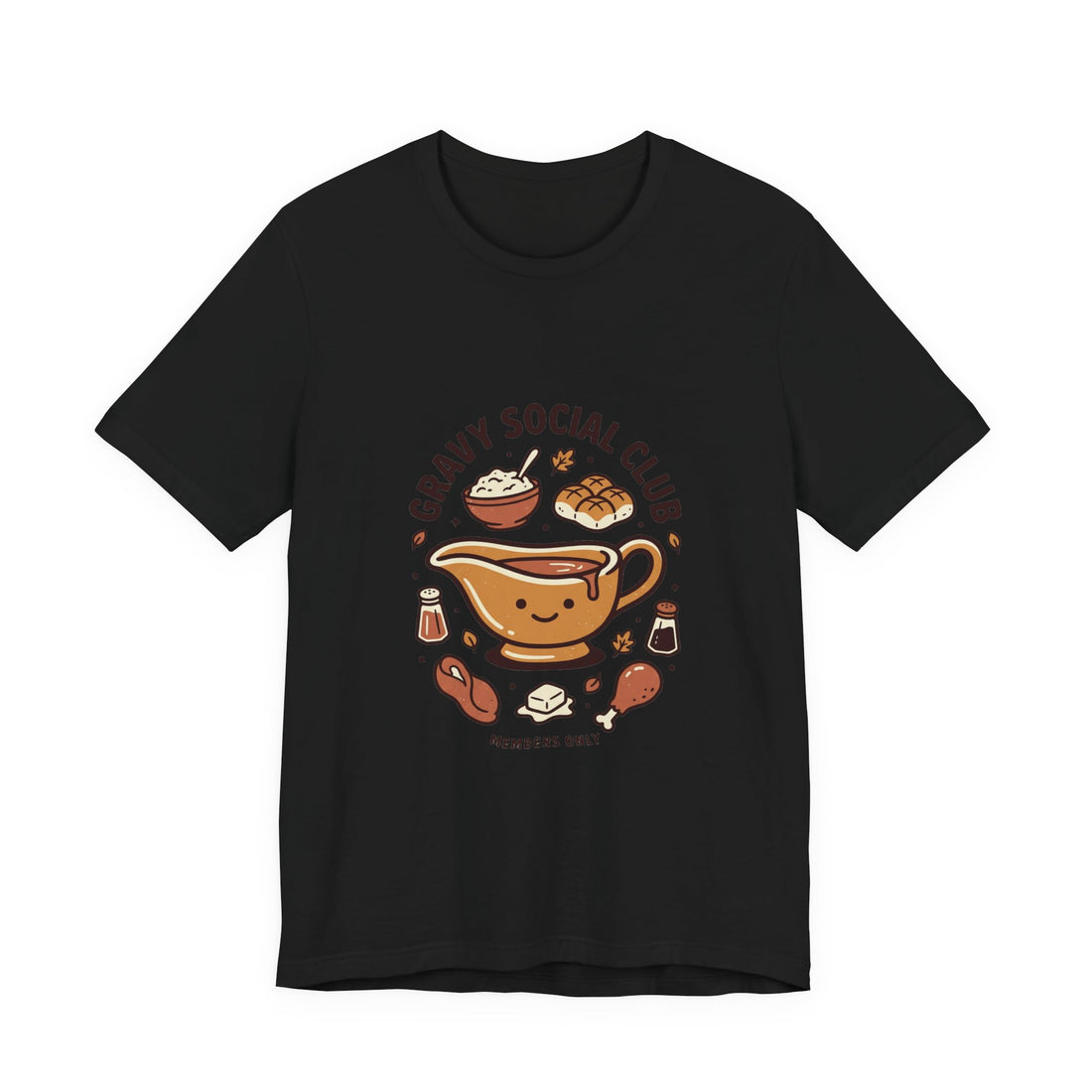 Gravy Social Club Tee | Thanksgiving, Harvest Turkey & Pumpkin Pie