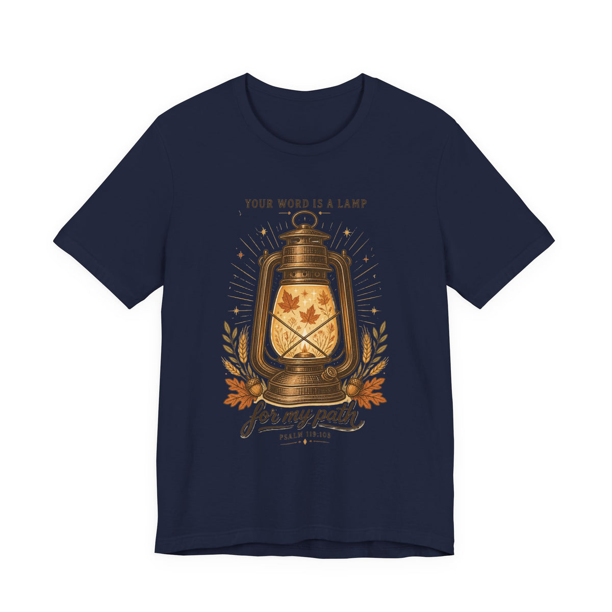 Your Word Is a Lamp T-Shirt | Christian Autumn, Psalm 119:105