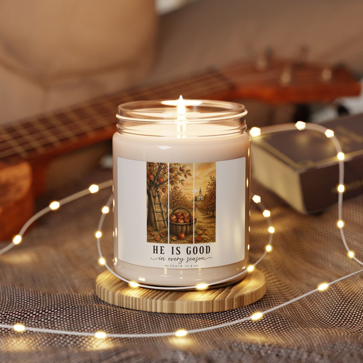 He Is Good Fall Barn Candle | Soy Candle, Christian Autumn