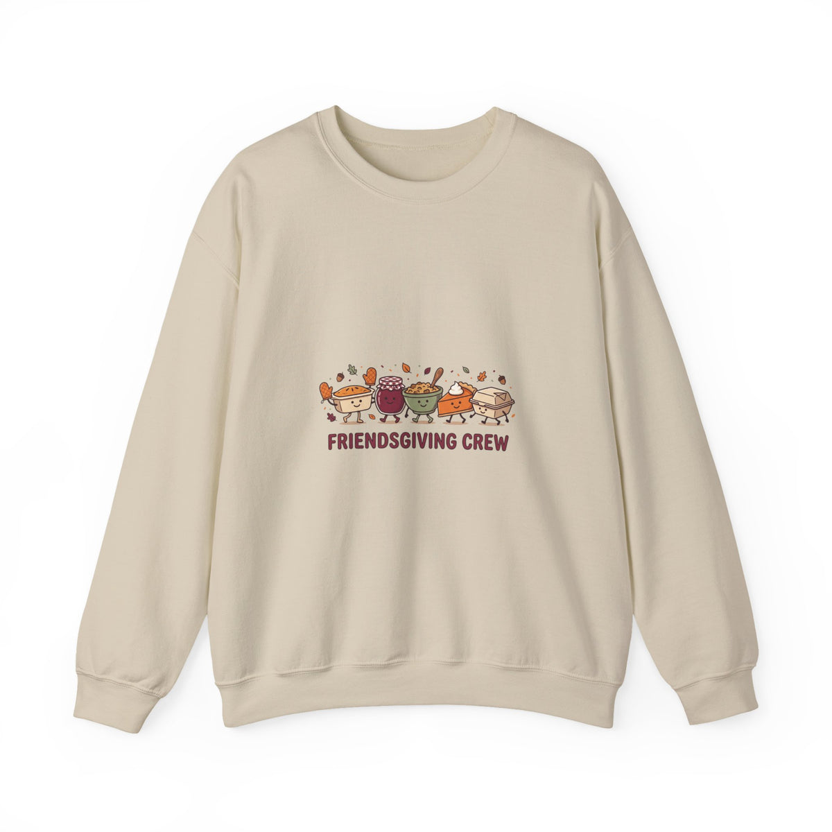 Friendsgiving Crew sweatshirt | Thanksgiving crewneck, fall turkey pumpkin design