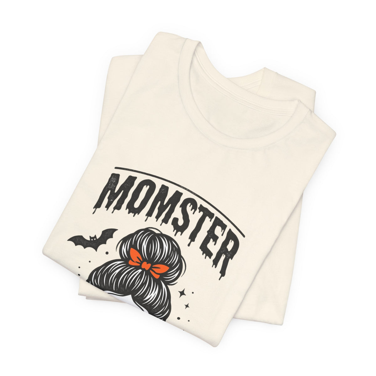 Momster Skull Momster Tee | Halloween mom, bats & spooky lettering