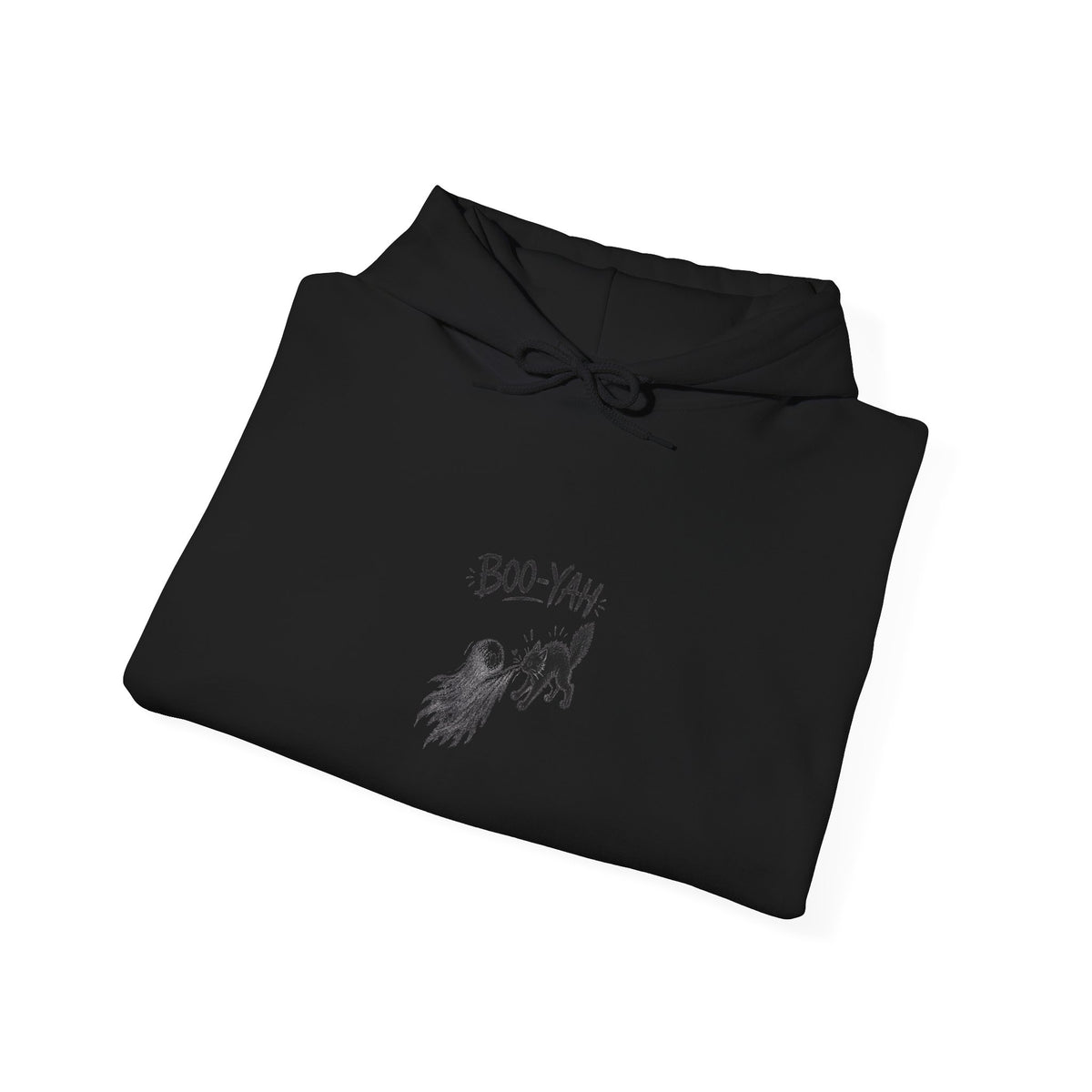 Hoodie — Boo-Yah Black Cat Halloween Graphic