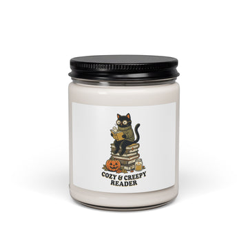 Cozy & Creepy Reader Candle | Soy Candle, Spooky Reader Halloween
