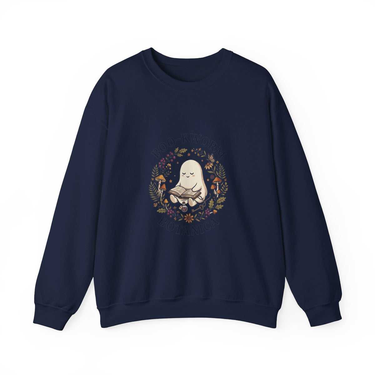 Boo-Kworm Botanica Sweatshirt | Spooky Reader, Cozy Halloween Bookish