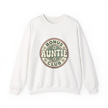 Bonus Auntie Club Sweatshirt | Auntie Apparel, Retro Family Tee