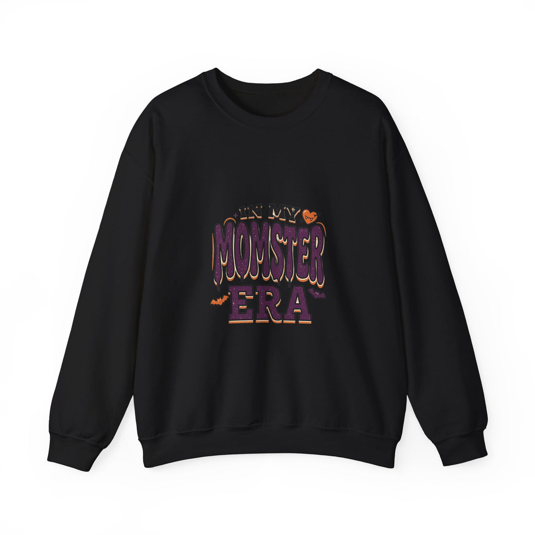 Momster Era Sweatshirt | Halloween mom, spooky collegiate purple orange