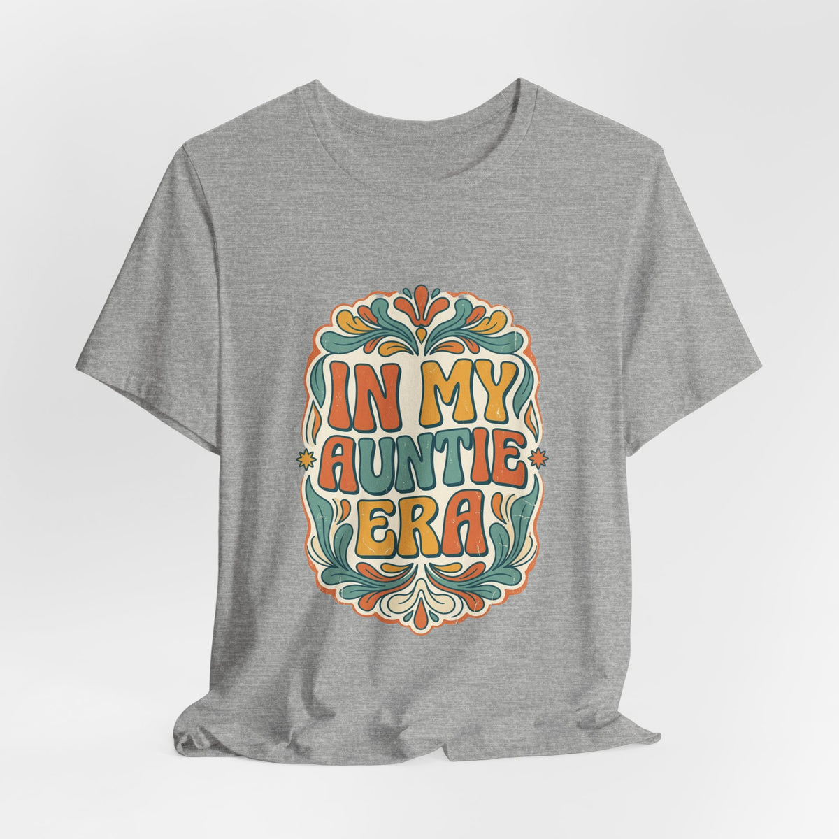 In My Auntie Era T-Shirt | Retro Floral Auntie Tee, New Aunt Apparel