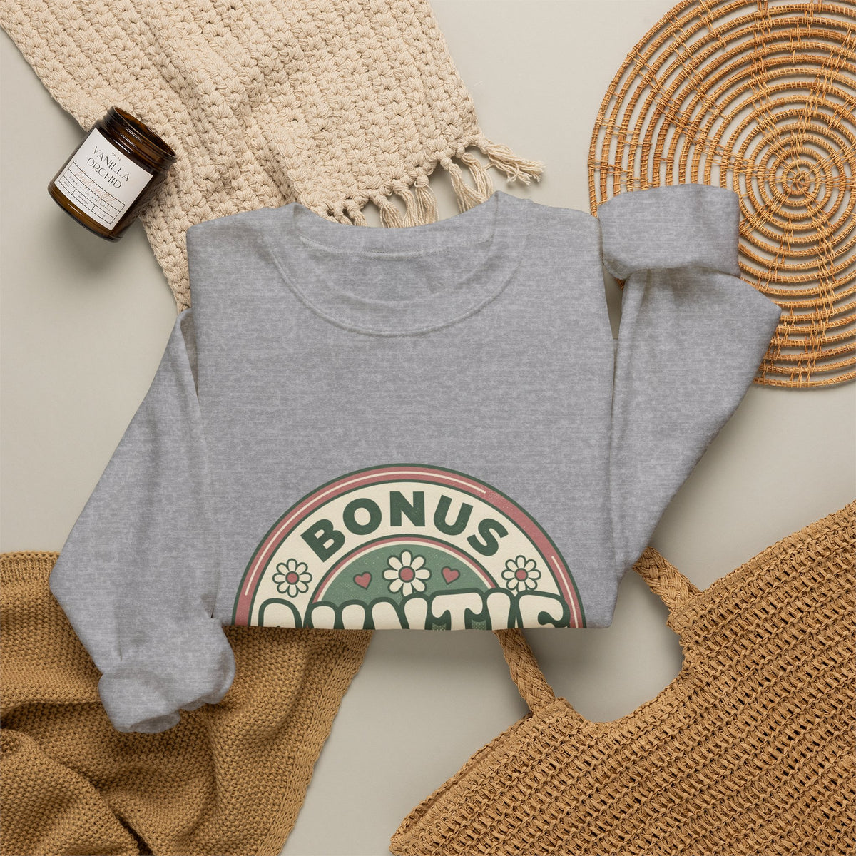 Bonus Auntie Club Sweatshirt | Auntie Apparel, Retro Family Tee