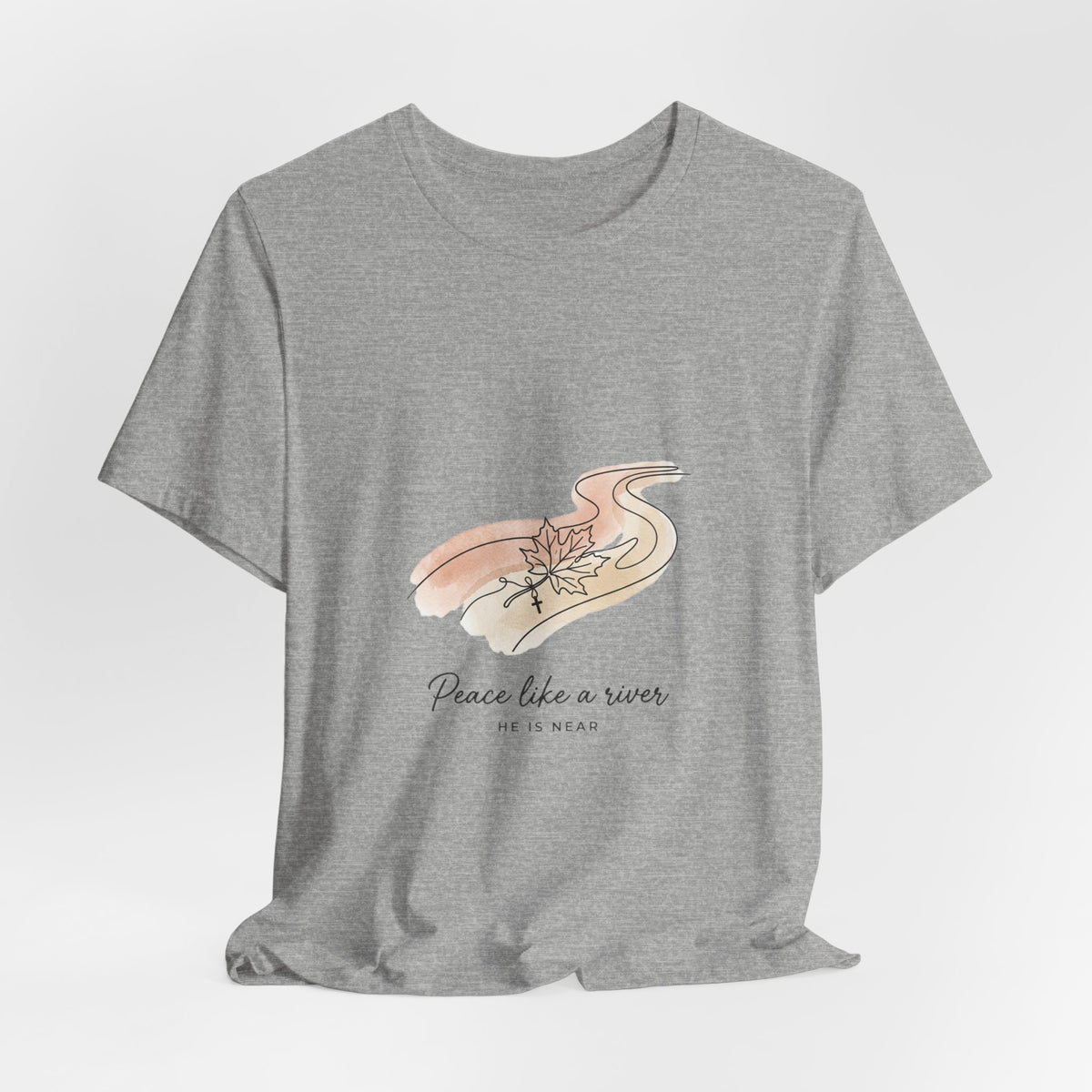 Peace Like a River Tee | Christian Autumn, Scripture Fall Tee