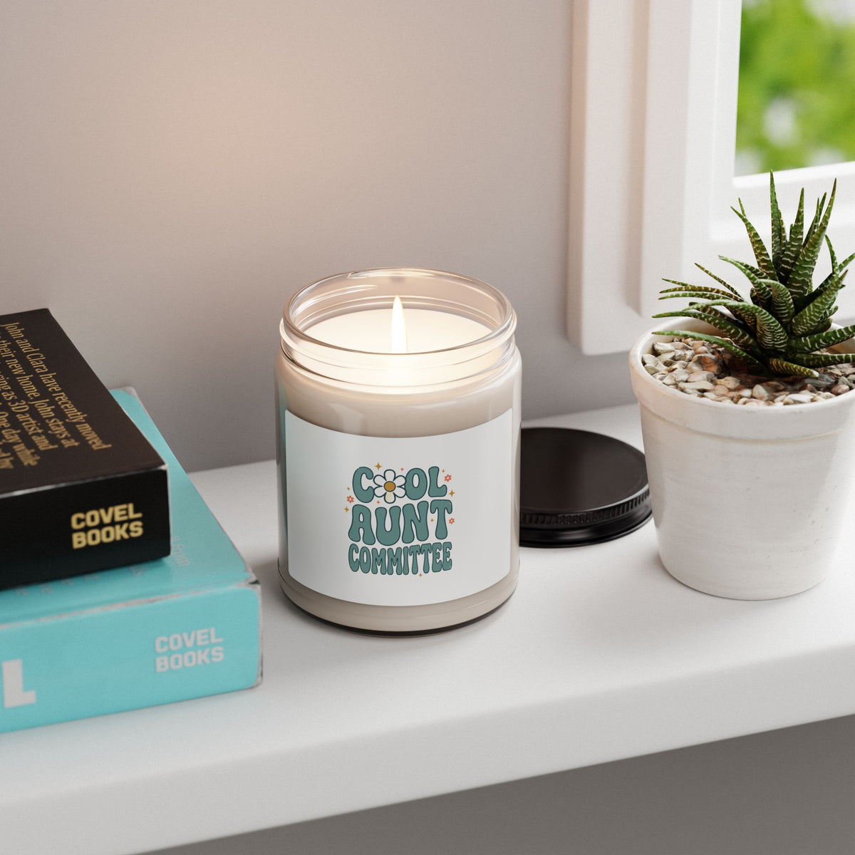 Cool Aunt Committee Candle | Scented Soy 9oz, Auntie Pride