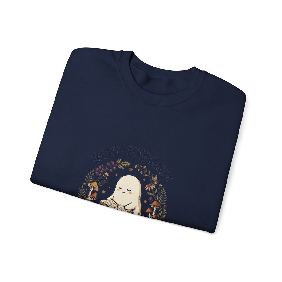 Boo-Kworm Botanica Sweatshirt | Spooky Reader, Cozy Halloween Bookish