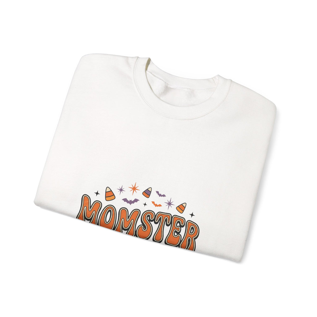 Momster Boo Crew sweatshirt | Halloween mom pullover, spooky lettering