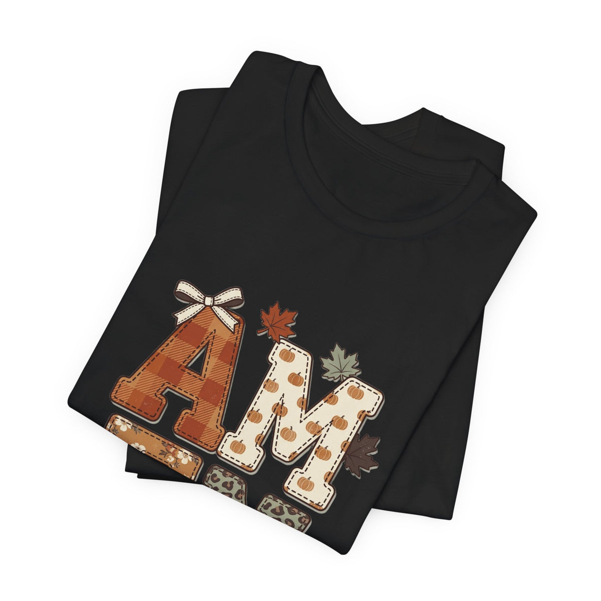 Amen So Be It Tee | Christian Autumn, Fall Leaves & Pumpkin Script
