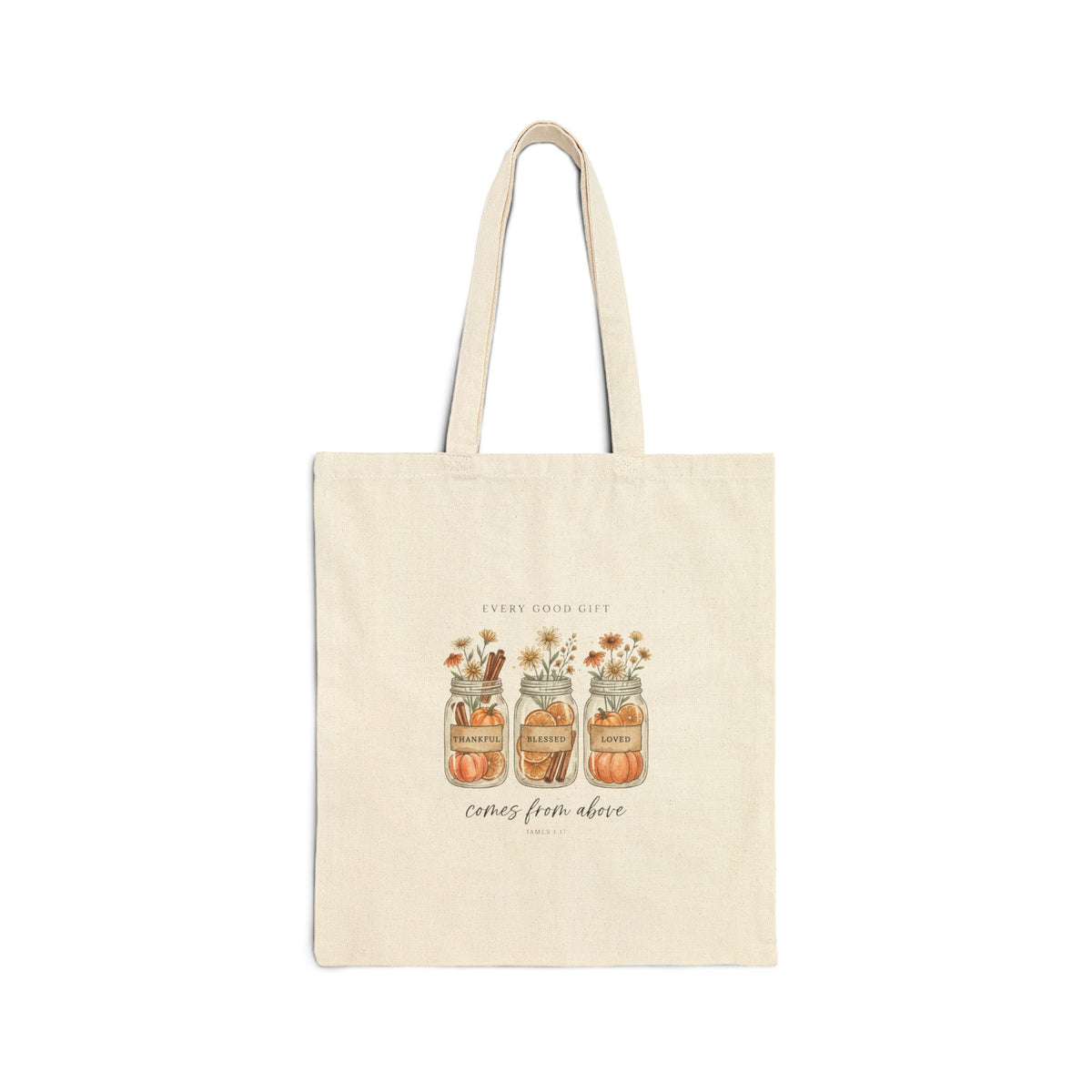 Cotton Canvas Tote Bag