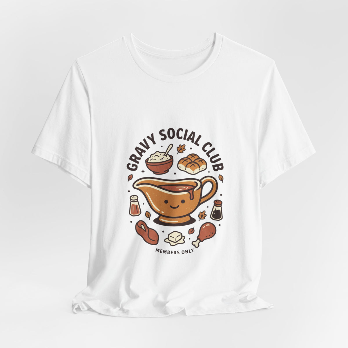 Gravy Social Club Tee | Thanksgiving, Harvest Turkey & Pumpkin Pie
