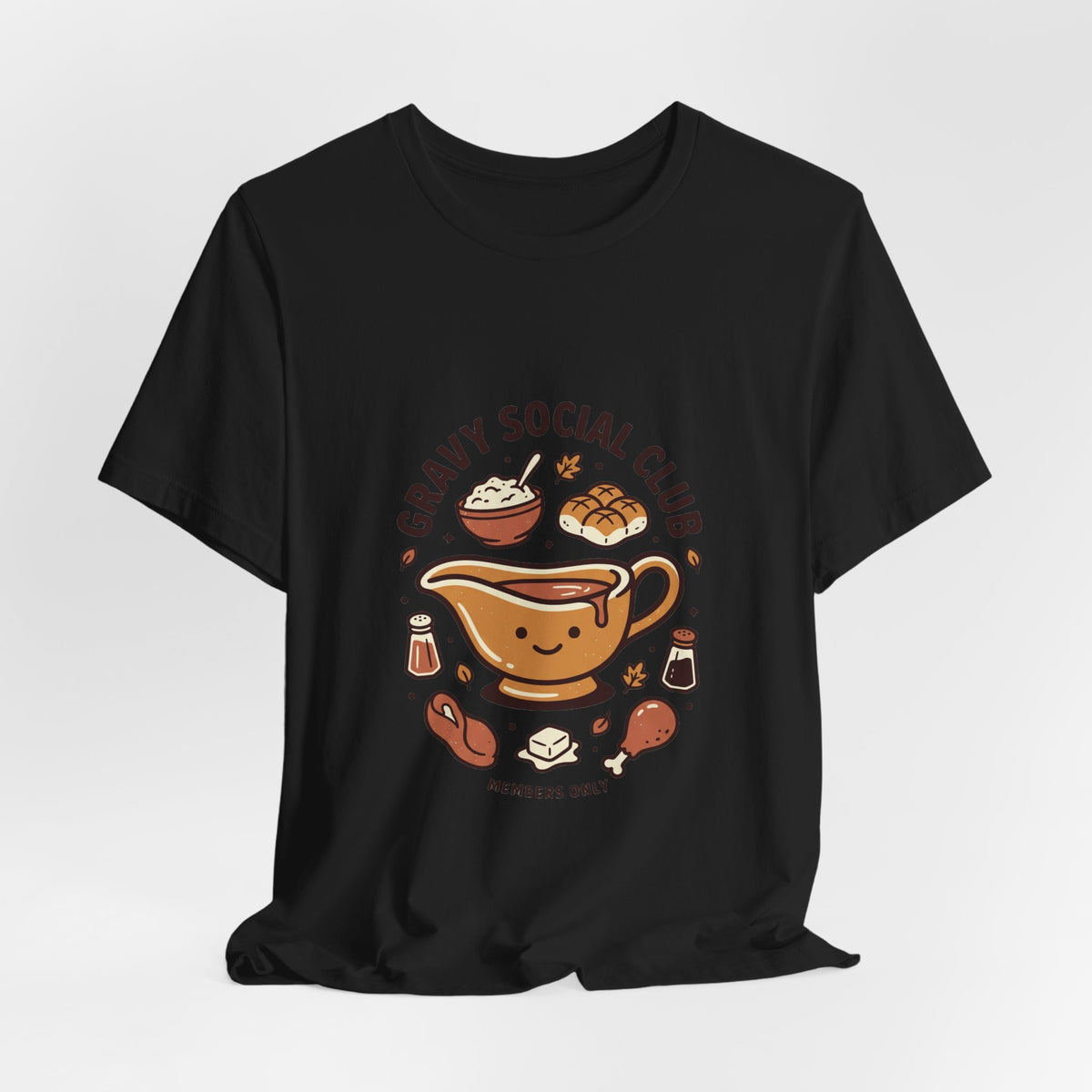 Gravy Social Club Tee | Thanksgiving, Harvest Turkey & Pumpkin Pie