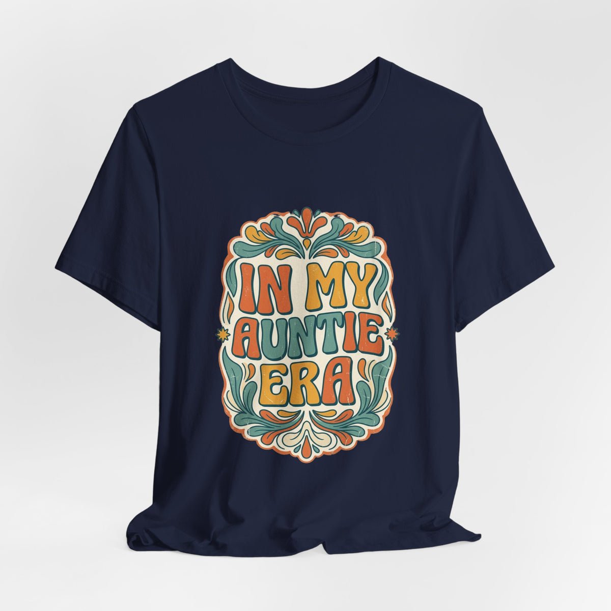 In My Auntie Era T-Shirt | Retro Floral Auntie Tee, New Aunt Apparel