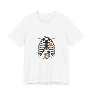 Skeleton Ribcage Tee | Halloween Family Shirts, Cute Spooky Bones Design
