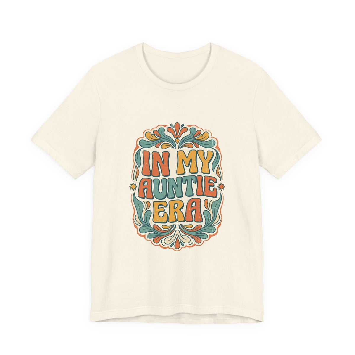 In My Auntie Era T-Shirt | Retro Floral Auntie Tee, New Aunt Apparel