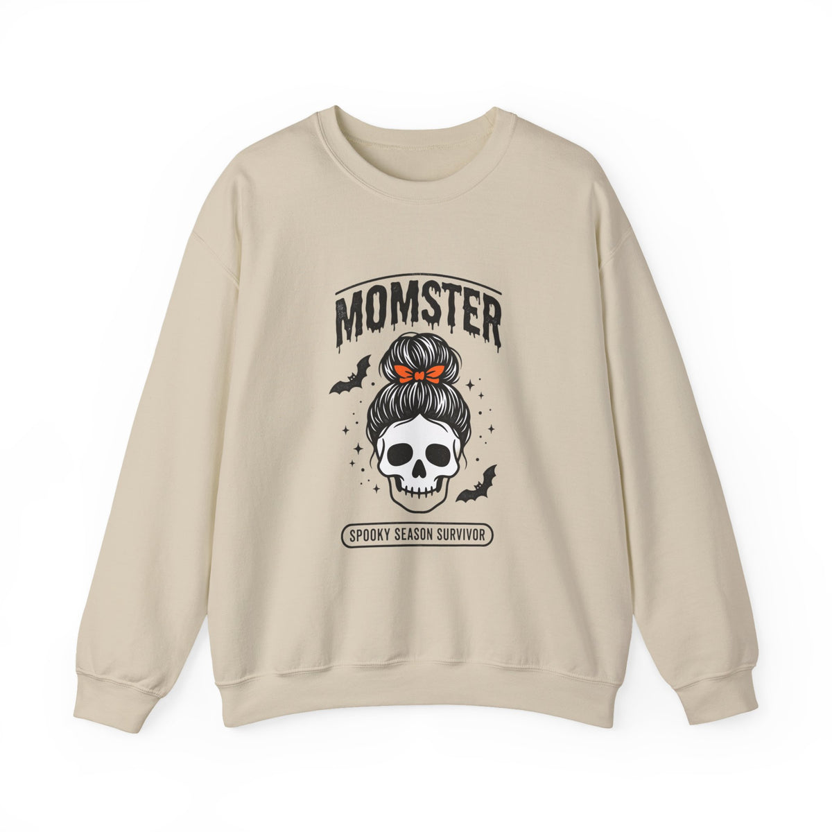 Momster Skull Momcrew Sweatshirt | Halloween momster, spooky season
