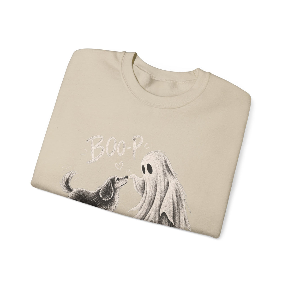 Ghost Dog "Boop" Sweatshirt – Cute Halloween Crewneck