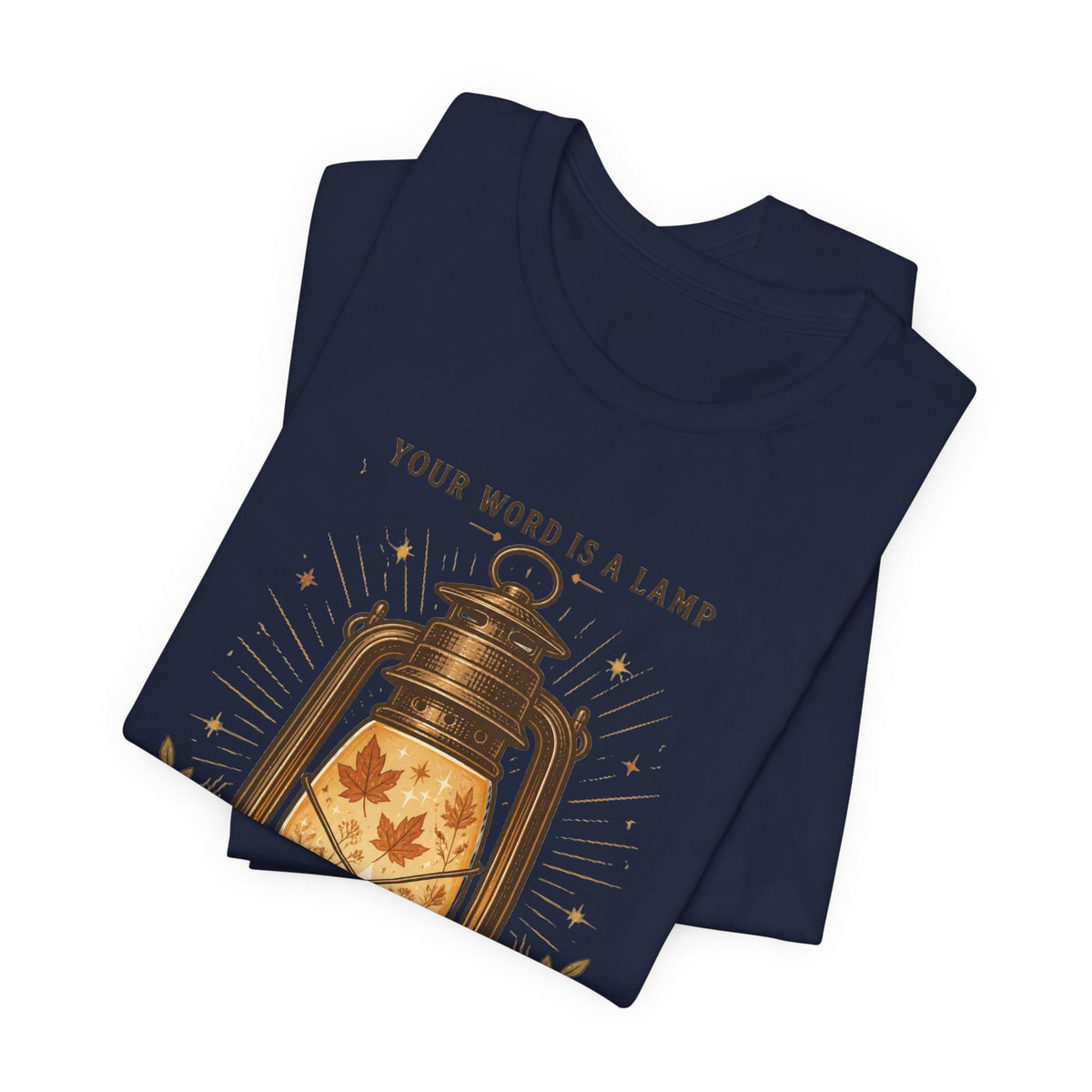 Your Word Is a Lamp T-Shirt | Christian Autumn, Psalm 119:105