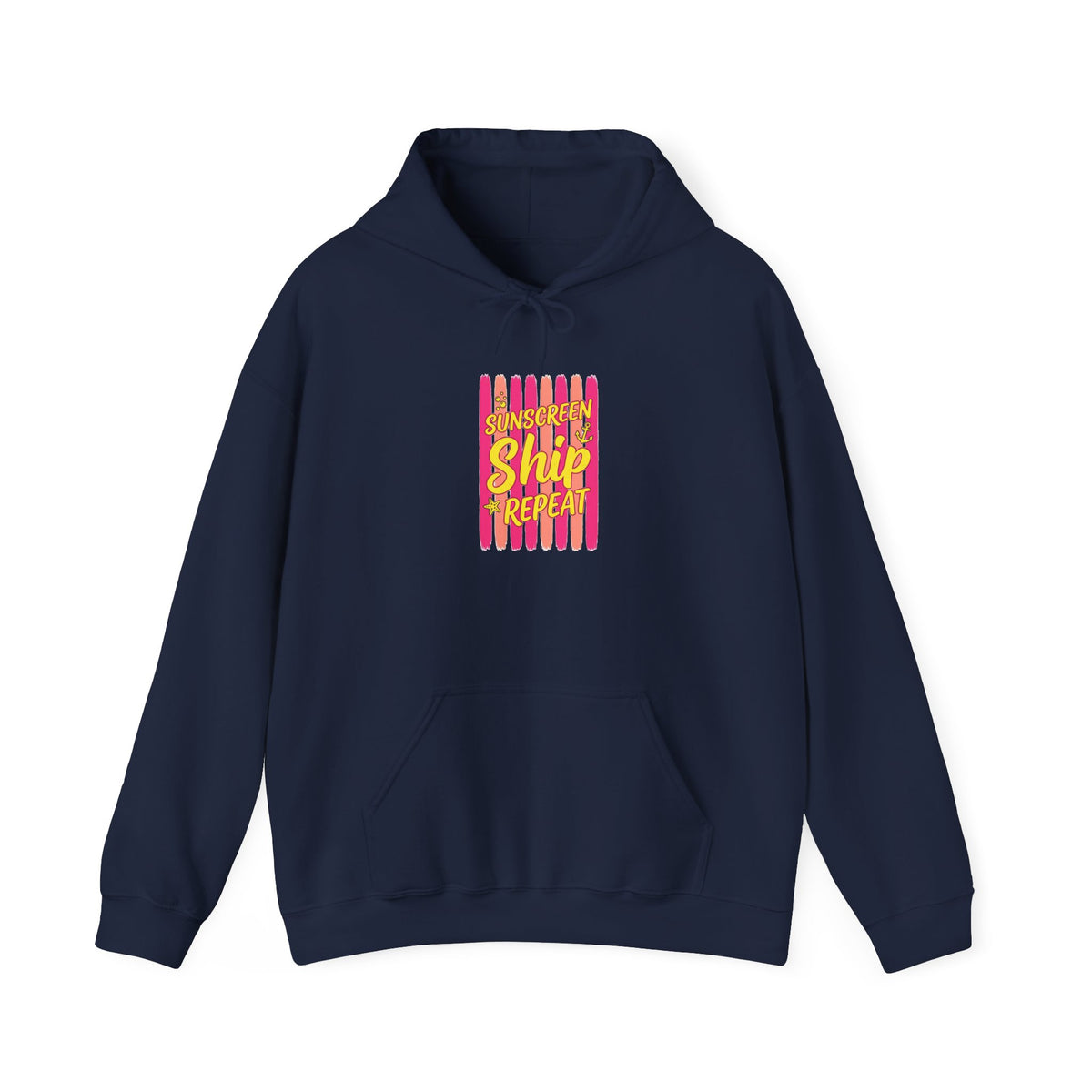 Ship Happens Hoodie | Cruise Vacation Tee, Tropical Nautical Vacation
