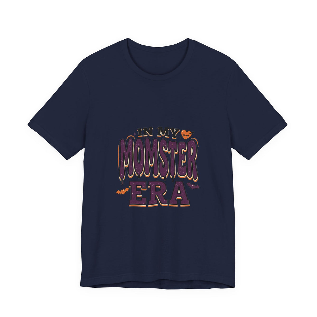 In My Momster Era T-Shirt | Halloween Momster, Drip Lettering, Bats