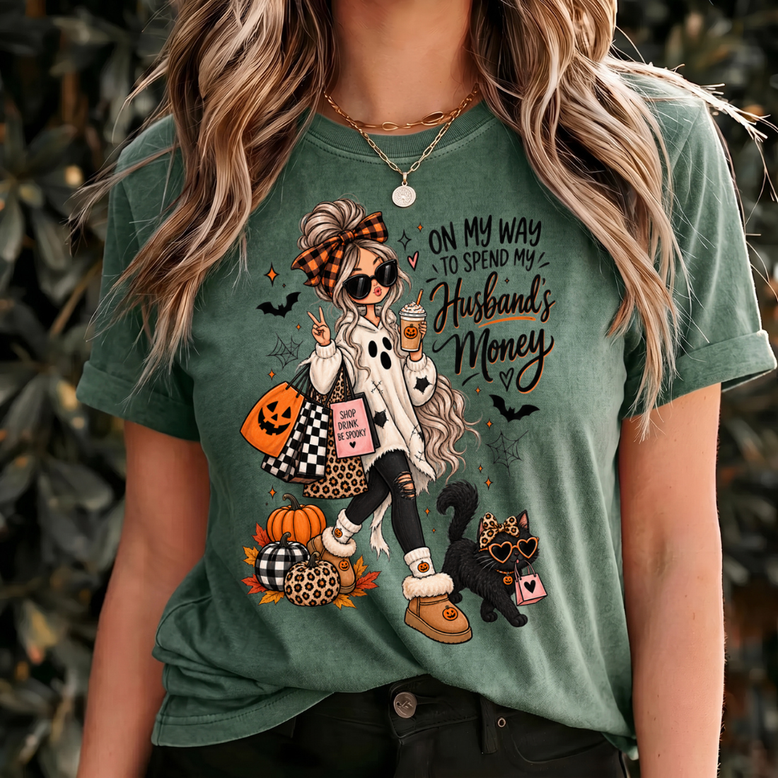 Halloween shirt Witchy, Halloween Comfort Colors Vintage, Halloween Graphic Tee Cute, Women Halloween Shirt Cute, Fall Shirts, Gifts for Her