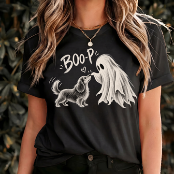 Boo Pup Halloween Shirt, Cute Ghost Dog Tee, Spooky Puppy Shirt, Vintage Halloween Animal Design, Dog Lover Gift, Fall Shirt