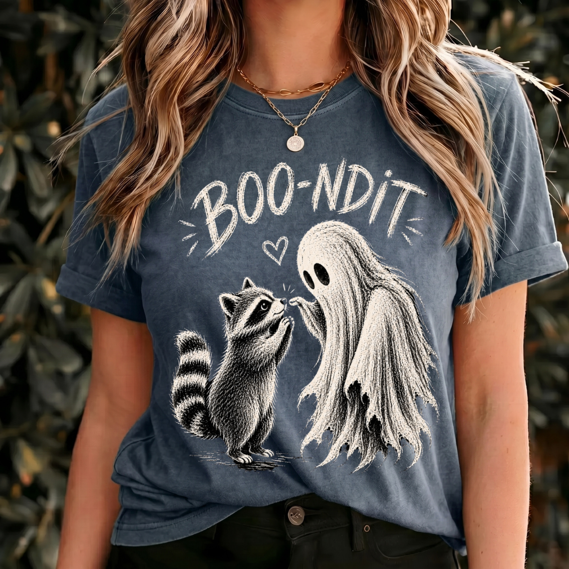 Boo and Kiss Halloween Shirt, Cute Ghost Raccoon Tee, Spooky Animal Shirt, Vintage Halloween Graphic, Raccoon Lover Gift