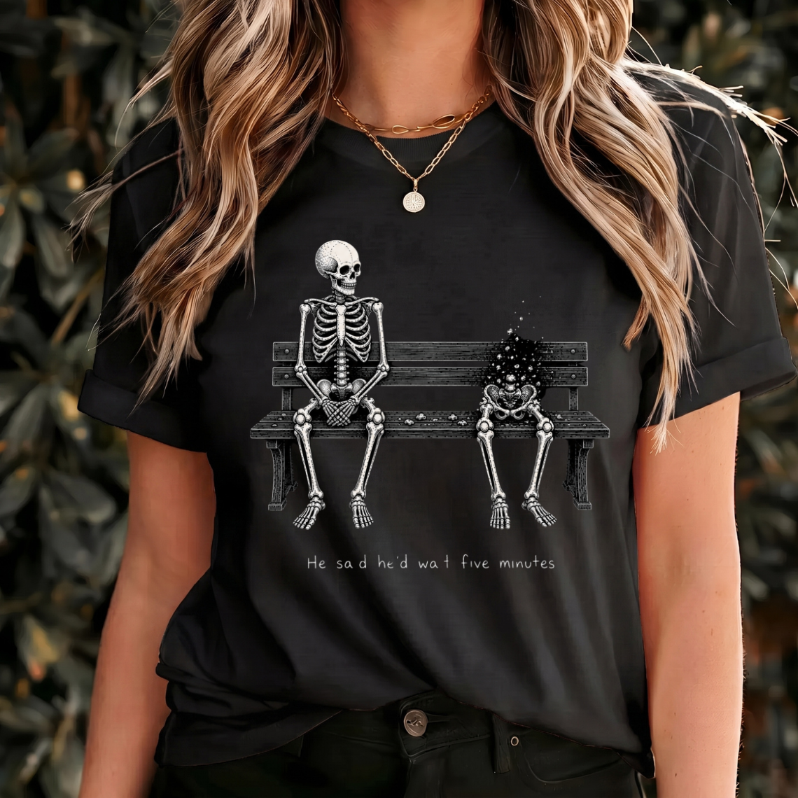 Funny Skeleton Coffee Shirt, Not Until I've Had My Coffee Tee, Skeleton T Shirt, Dark Humor Coffee Gift, Gothic Shirt