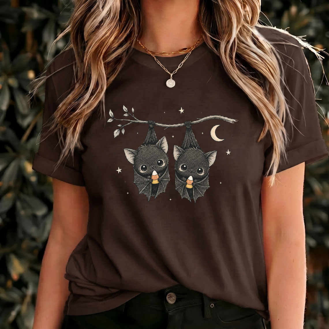 Cute Bat Halloween Shirt, Candy Corn Bat Shirt, Spooky Couple Tee, Halloween Bat Shirt, Cute Gothic Halloween, Fall Spooky Shirt