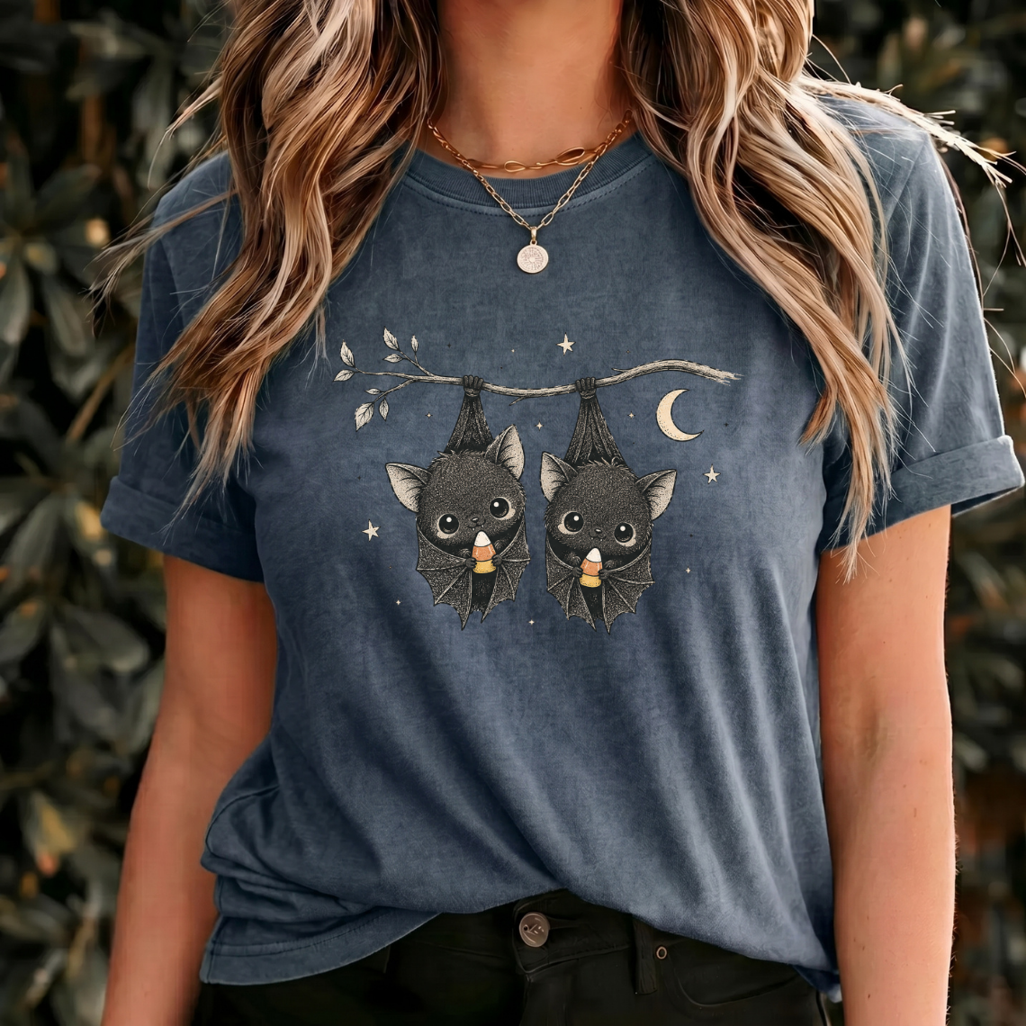 Cute Bat Halloween Shirt, Candy Corn Bat Shirt, Spooky Couple Tee, Halloween Bat Shirt, Cute Gothic Halloween, Fall Spooky Shirt