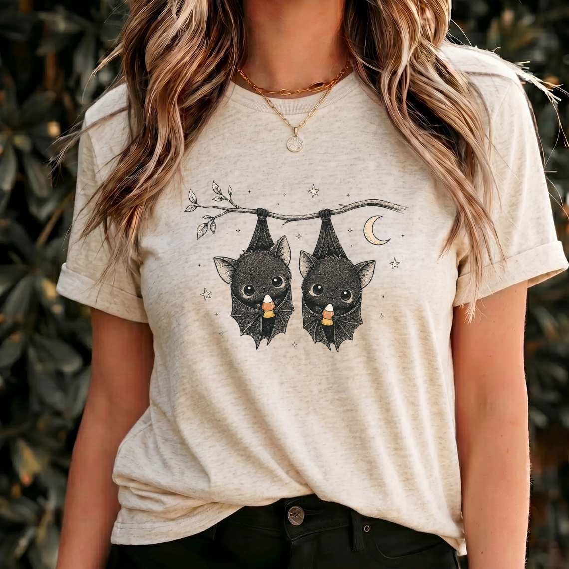 Cute Bat Halloween Shirt, Candy Corn Bat Shirt, Spooky Couple Tee, Halloween Bat Shirt, Cute Gothic Halloween, Fall Spooky Shirt