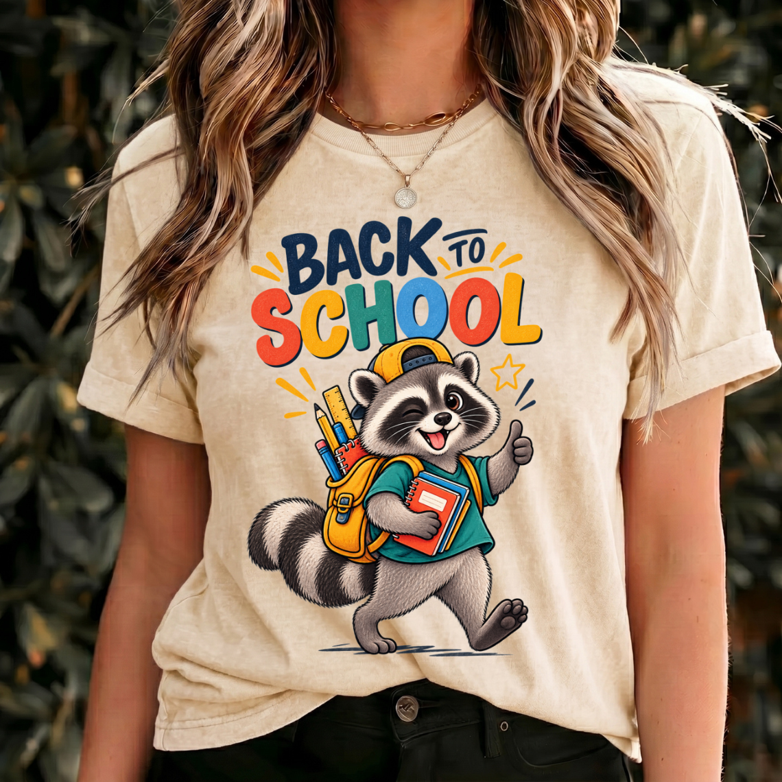 Back to School Raccoon Shirt, Cute School Shirt, Raccoon Student Tee, Kids Back to School Shirt, School Spirit Shirt, Book Lover Gift