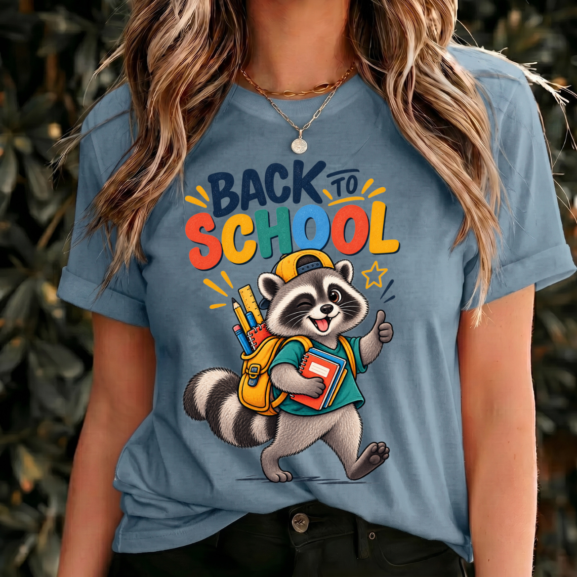 Back to School Raccoon Shirt, Cute School Shirt, Raccoon Student Tee, Kids Back to School Shirt, School Spirit Shirt, Book Lover Gift