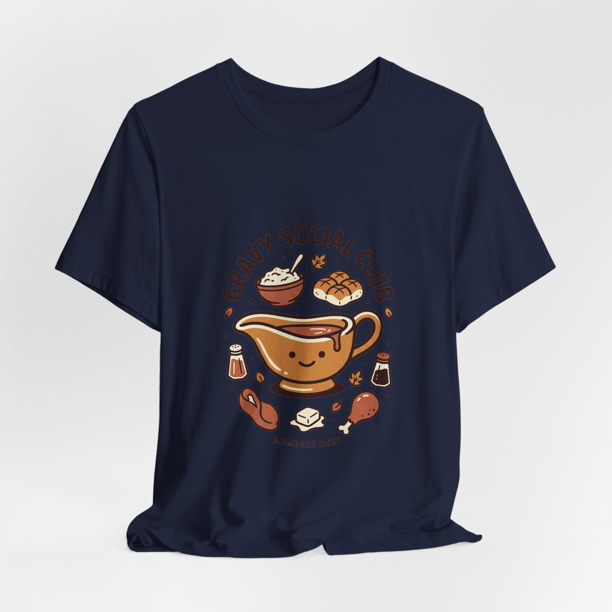 Gravy Social Club Tee | Thanksgiving, Harvest Turkey & Pumpkin Pie