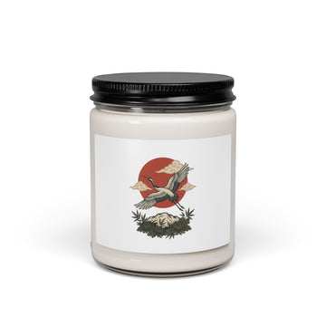 Traditional Swallow Nest Candle, Soy Candle | Vintage Flash Tattoo Style