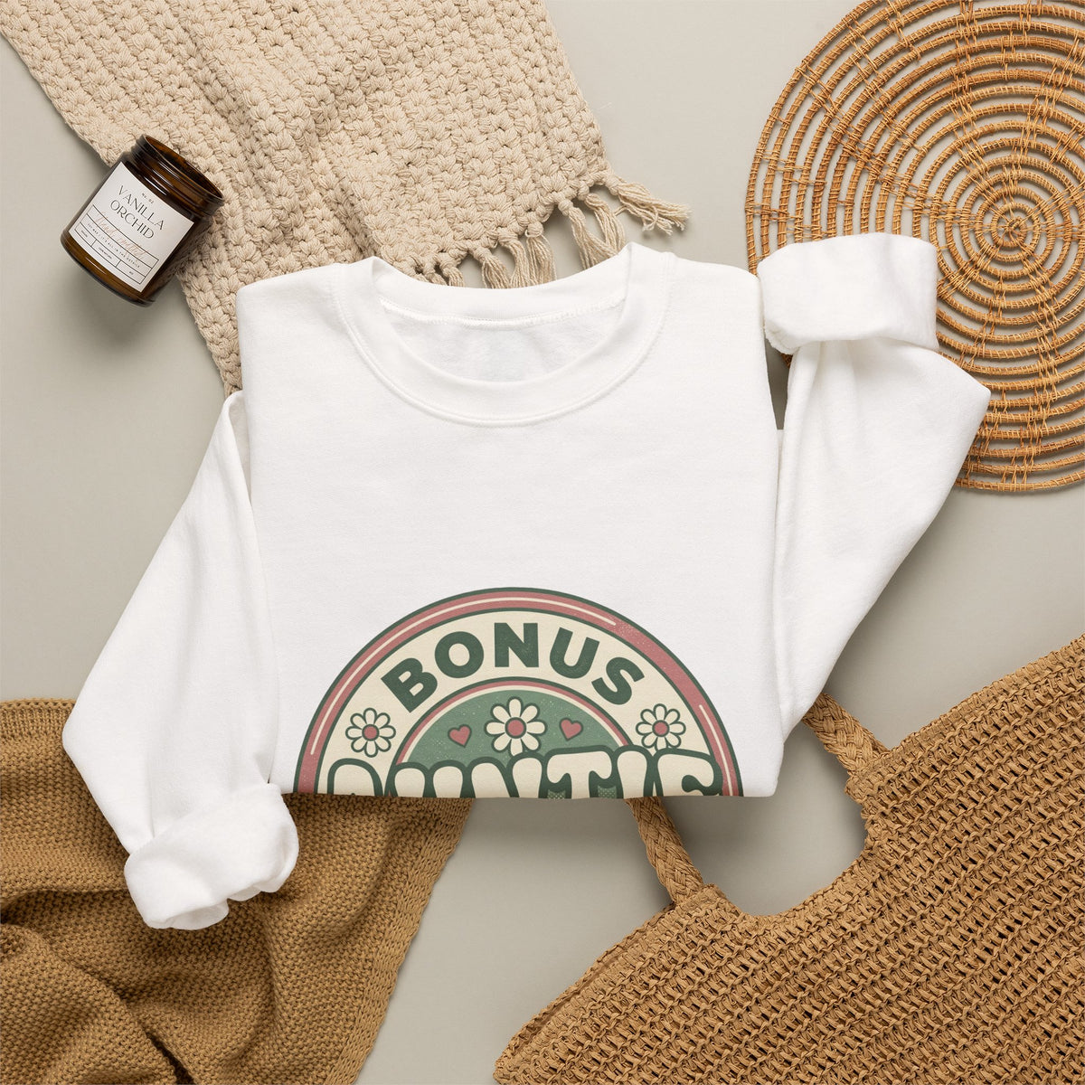 Bonus Auntie Club Sweatshirt | Auntie Apparel, Retro Family Tee