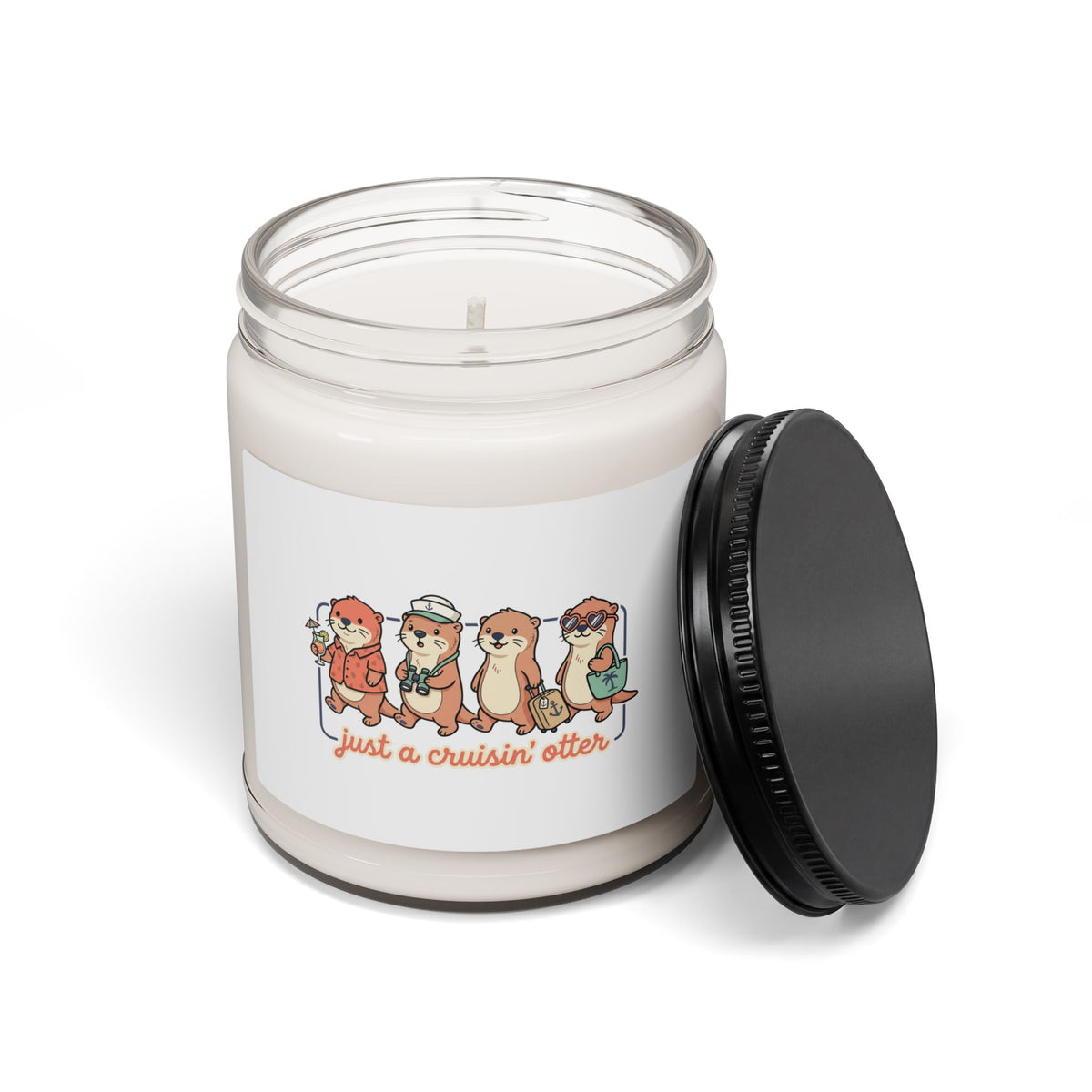 Cruisin' Otters Soy Candle, Nautical Tropical Cruise Vibes