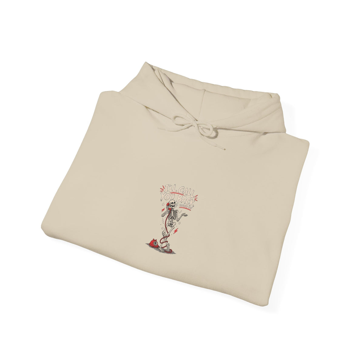 Hoodie — Tiny Bonsai Skull Design (Skull & Flowers)