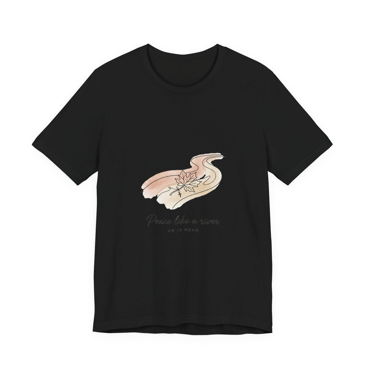 Peace Like a River Tee | Christian Autumn, Scripture Fall Tee
