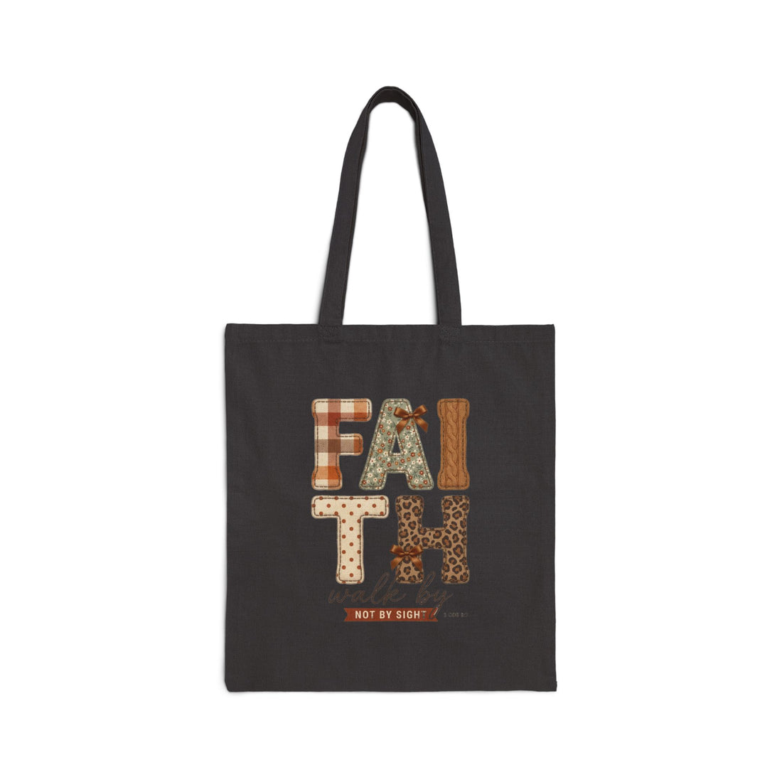Faith Autumn Leaves Tote | Christian Fall Scripture Shopper