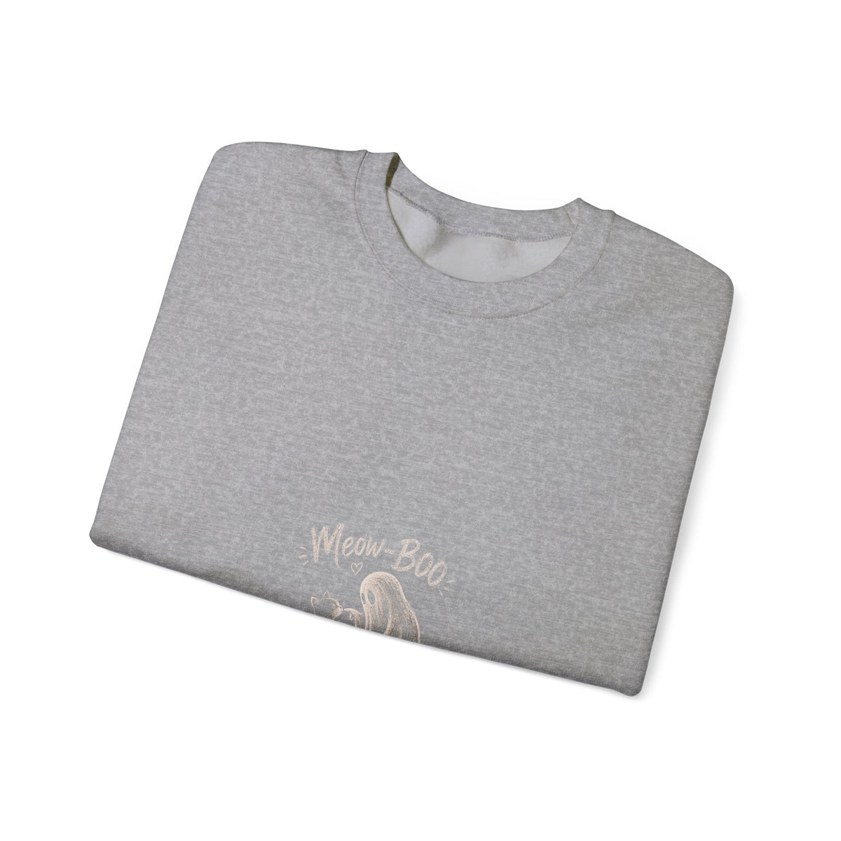 Crewneck Sweatshirt - Cute 'Mom + Boo' Minimalist Dog Mom Design