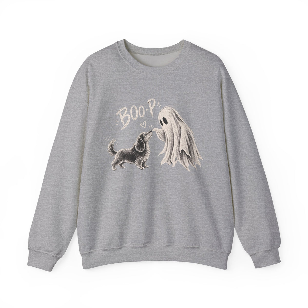 Ghost Dog "Boop" Sweatshirt – Cute Halloween Crewneck