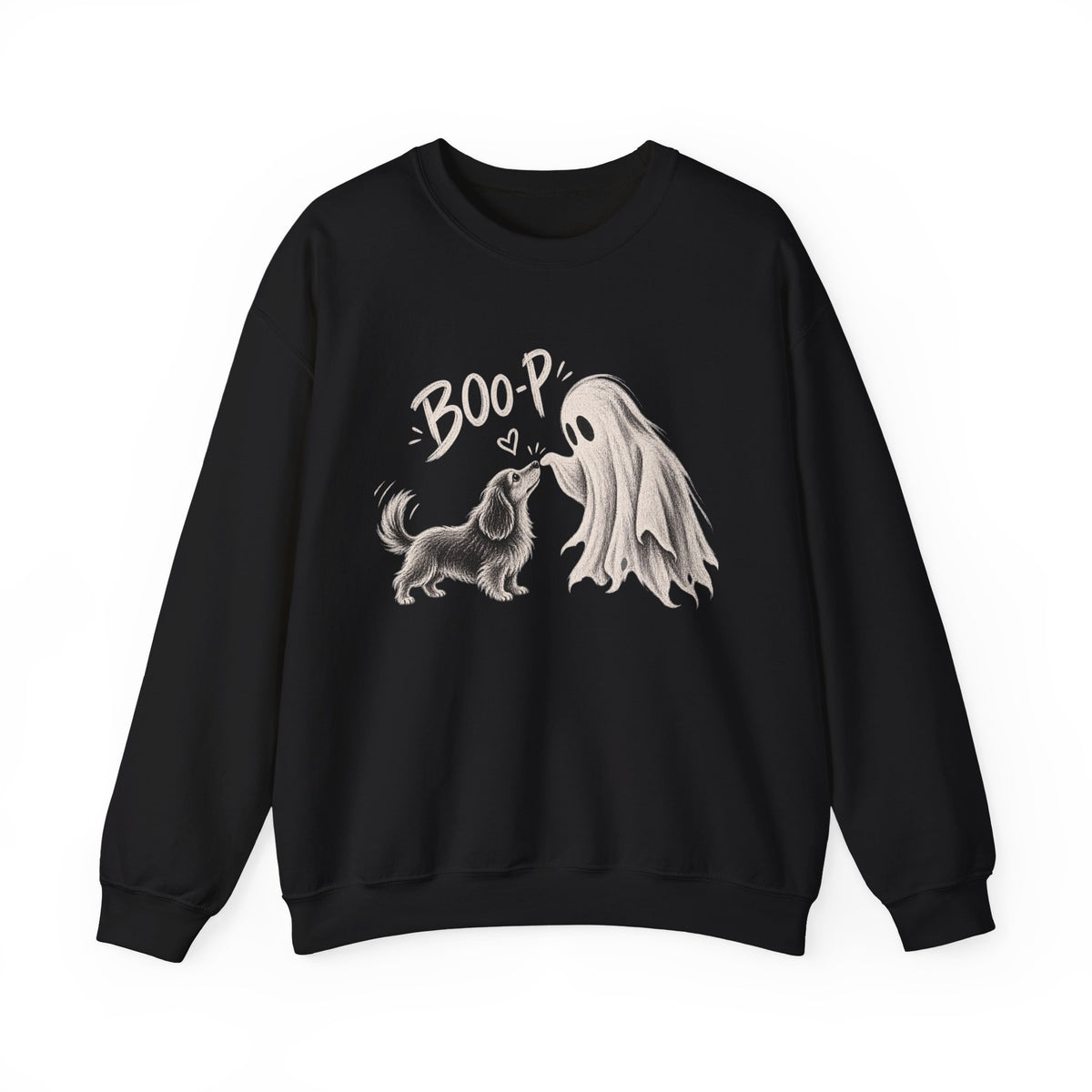 Ghost Dog "Boop" Sweatshirt – Cute Halloween Crewneck