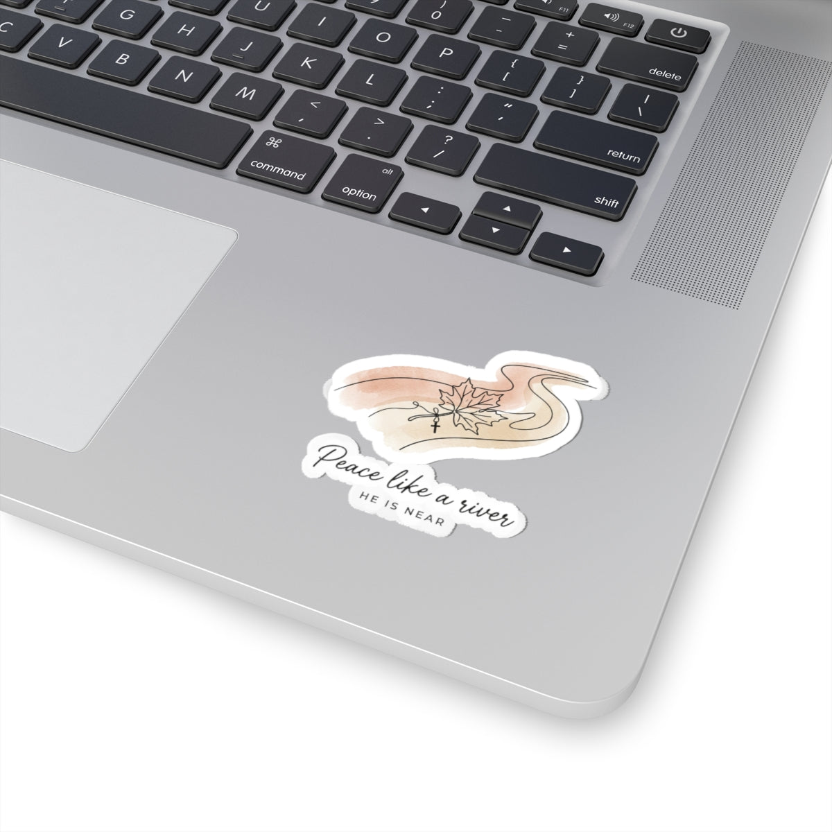 Peace Like a River Kiss-Cut Stickers | Christian Autumn, Fall Leaves
