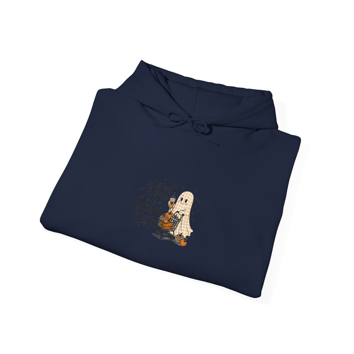 Halloween Dog Ghost Hoodie — "Trick or Treat?" Graphic Pullover