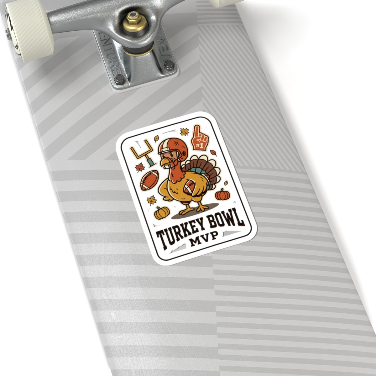Turkey Bowl MVP Sticker | Thanksgiving, Football Turkey